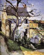 Paul Cezanne and tree house painting